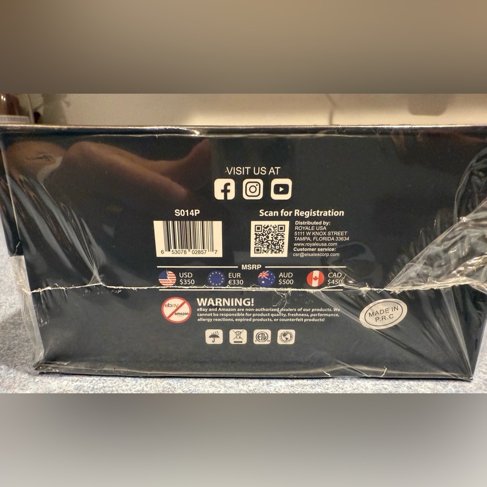 Royale Platinum 1.25” Hair Straightener with Ceramic Plates - Picture 4 of 4